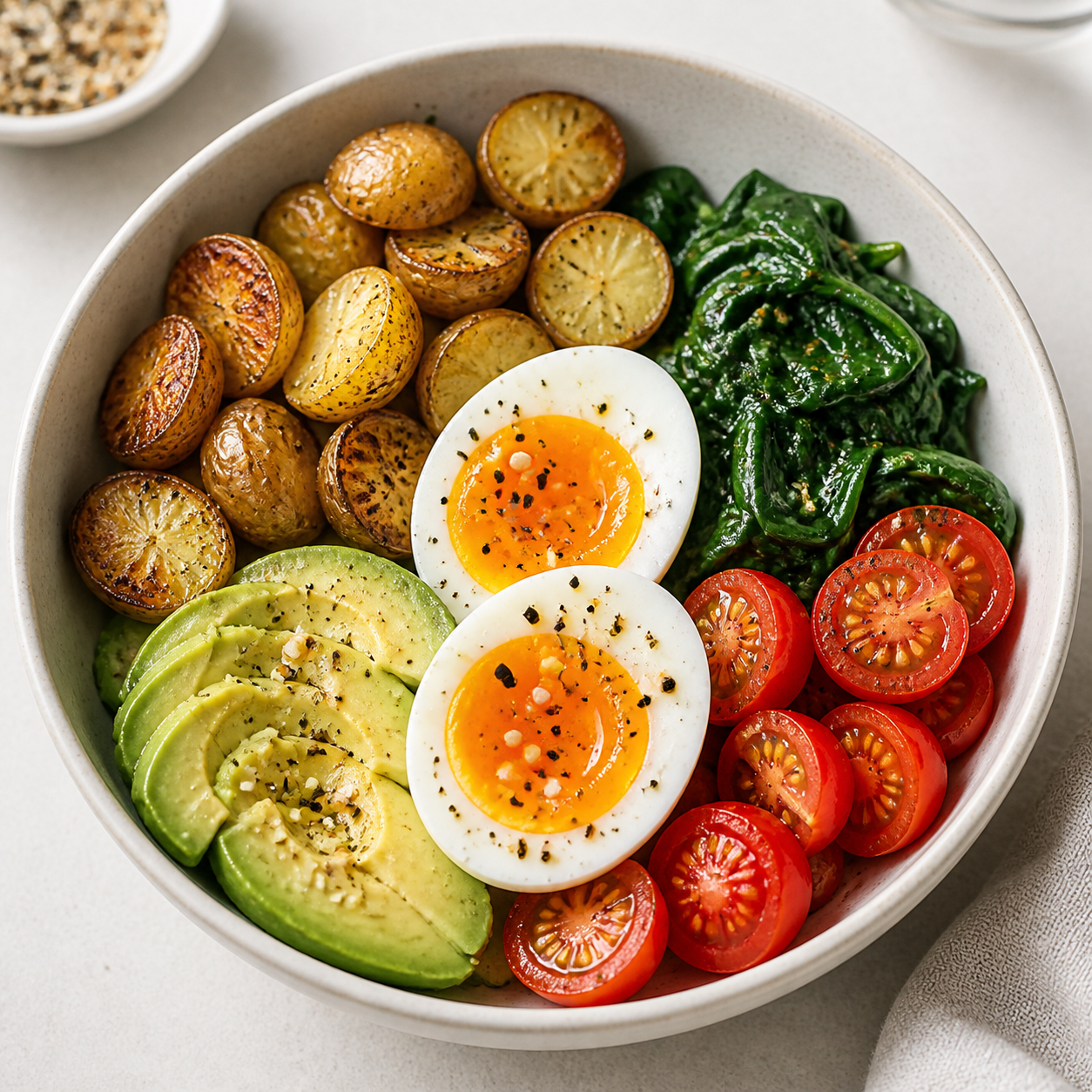 Soft Boiled Egg Breakfast Bowl