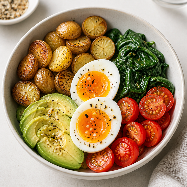 Soft Boiled Egg Breakfast Bowl