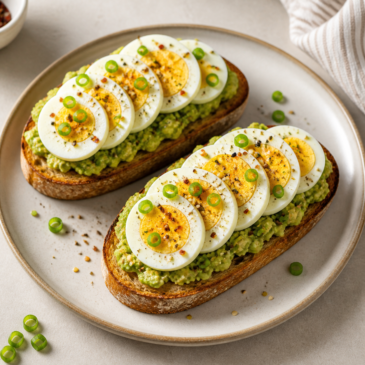 Avocado Egg Salad Toast