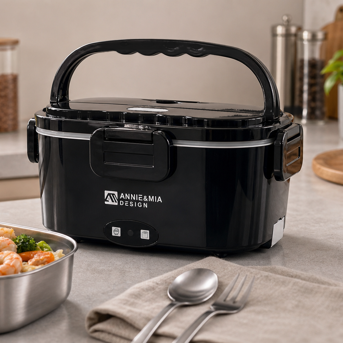Annie & Mia Design 1.5L Electric Lunch Box