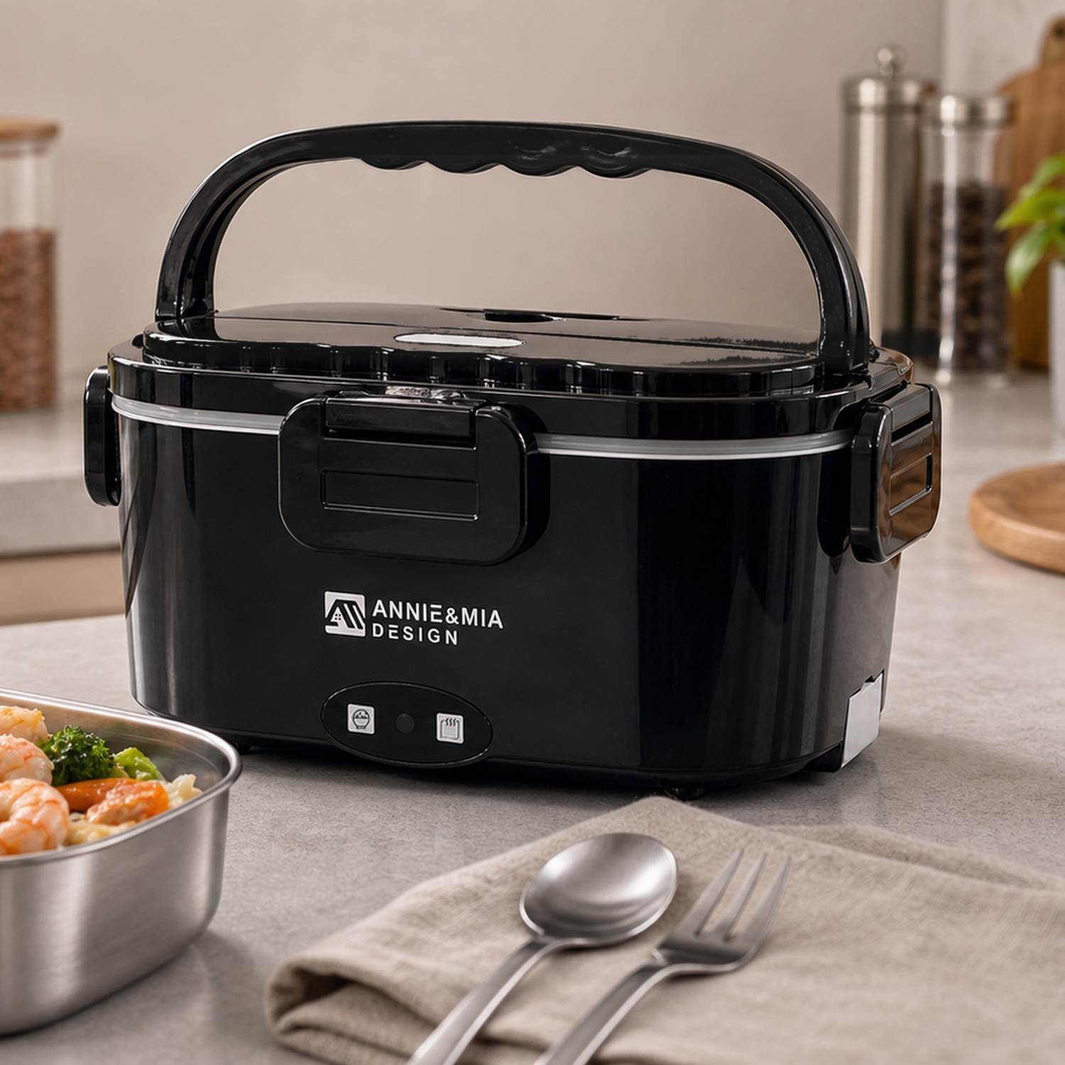 Annie & Mia Design 1.5L Electric Lunch Box