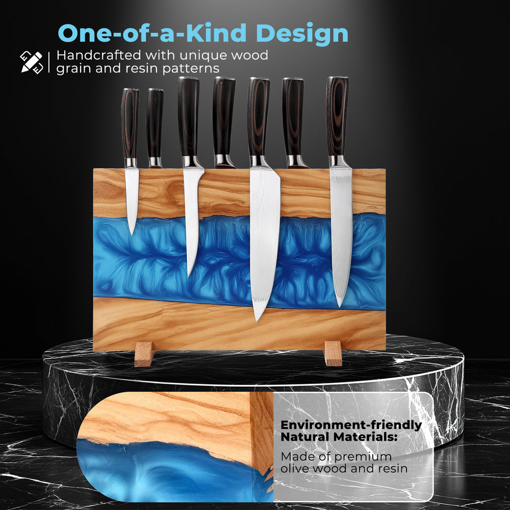 Annie & Mia Design Epoxy Resin Magnetic Knife Holder